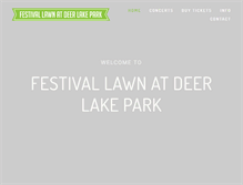 Tablet Screenshot of deerlakepark.org